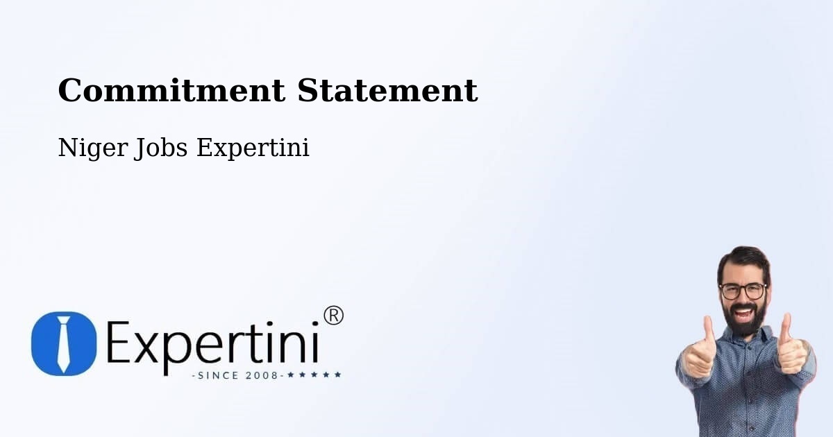 Corporate Commitment – Département De Tahoua - Niger Jobs Expertini